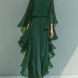 Aurora | Elegantní Chiffonový Set s Volány