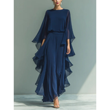 Aurora | Elegantní Chiffonový Set s Volány