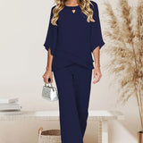 Nina – Elegantní chiffon 2-dílná souprava
